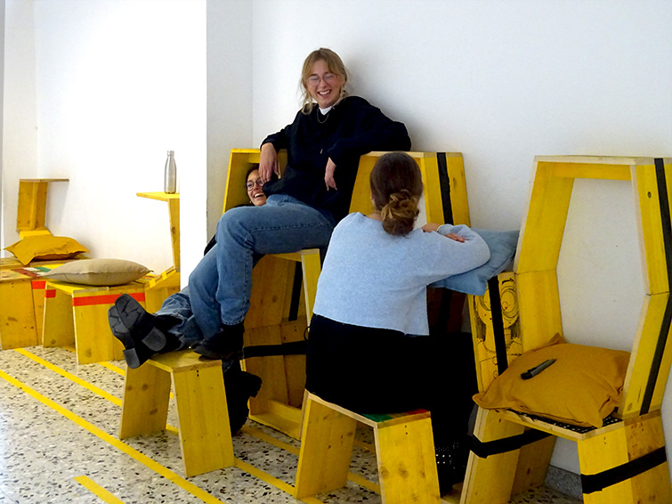 Testsetting im Gang der SMS